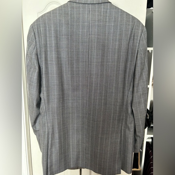 Chaps silk and wool plaid blazer - Picture 4 of 9